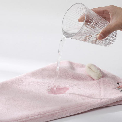 Cute Cat Hair Dry Towels Bathroom Shower Cap-HA01832-Veeddydropshipping