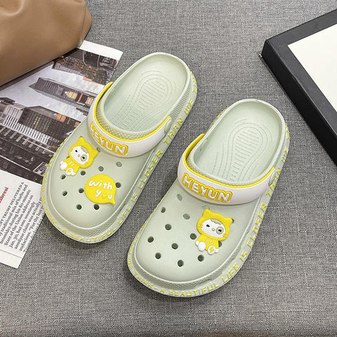 Slippers Thick Bottomed Beach Shoes Breathable-BS01198-Veeddydropshipping