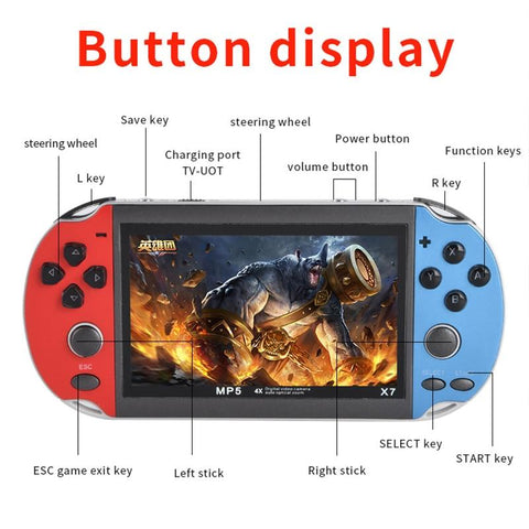 X7 Handheld Console Psp Arcade Console-Veeddydropshipping