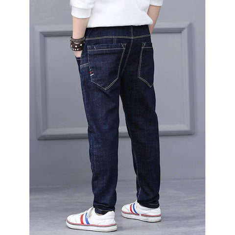 Fashion Children Jeans High Quality Big Boys Denim Trousers Pure-TB01292-Veeddydropshipping