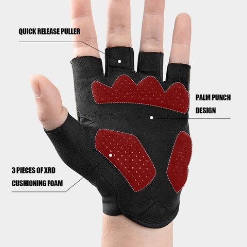 Half-Finger Bike Gloves Summer Cycling MTB BMX Road Racing Bicycle -OS01052-Veeddydropshipping