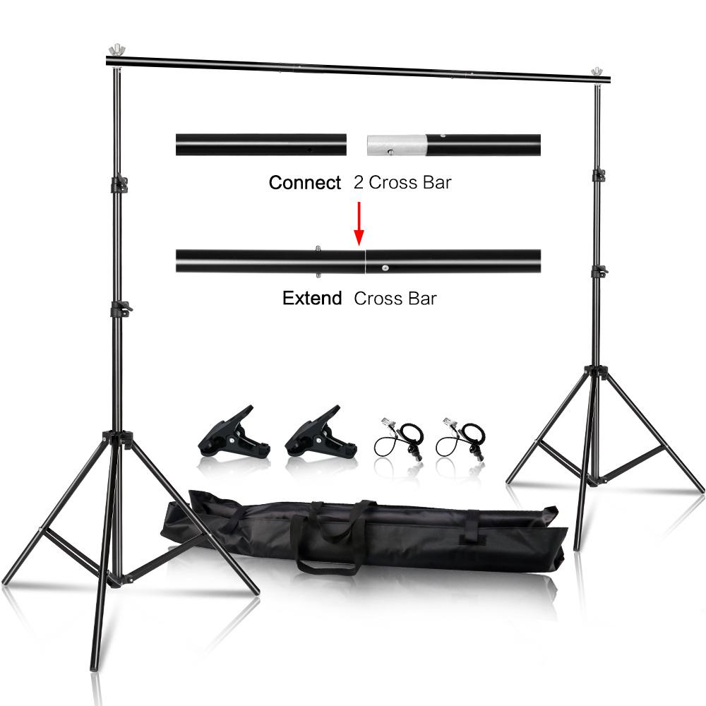 Photo Video Studio Backdrop Background Stand Photography Muslin Backgrounds -CE00326-Veeddydropshipping