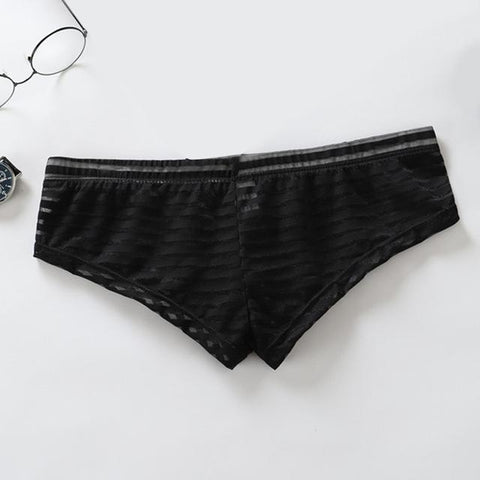 Sheer Bikini Breathable Comfort G-String Underwear Boxer Briefs Bikini-MF01652-Veeddydropshipping