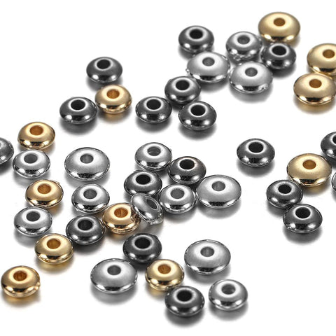 Styles Charm Spacer Beads  Bead Round Loose Beads For DIY -JW01537-Veeddydropshipping
