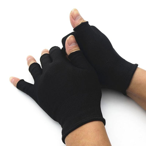 Half Finger Fingerless Gloves For Women And Men Wool Knit Wrist Cotton Gloves-OS00753-Veeddydropshipping