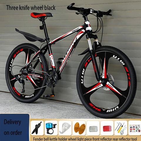 Mountain Biking Bicycle Adult Male Teen Female Variable Speed Trail Double -OS01015-Veeddydropshipping