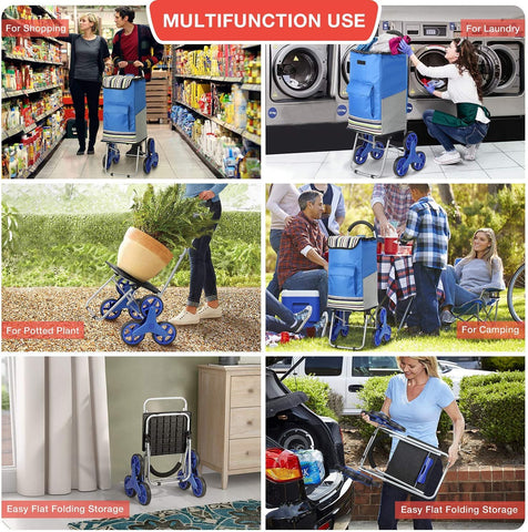Shopping Cart Super Loading Stair Climber Cart-HA01712-Veeddydropshipping
