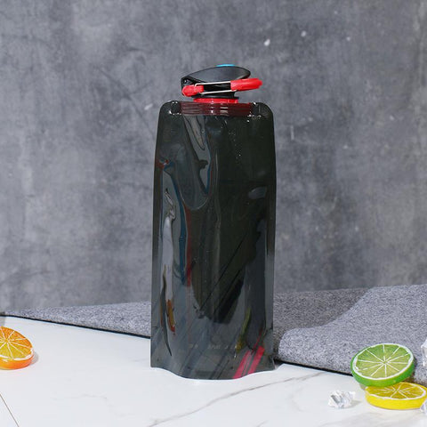 Water Bottle PE Sports Water Bag Portable Soft Flask Squeeze Outdoor Hiking-OS01304-Veeddydropshipping