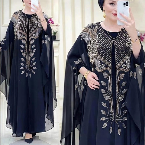 Muslim Kaftan Abaya Women Dresses-Veeddydropshipping