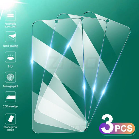 3Pcs Tempered Glass For Samsung Galaxy A51 A71 A31 A30 A50 A70 Screen Protector-PA00558-Veeddydropshipping