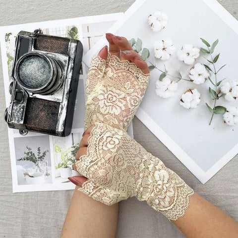 Women Sexy Lace Gloves Ladies-WF01085-Veeddydropshipping