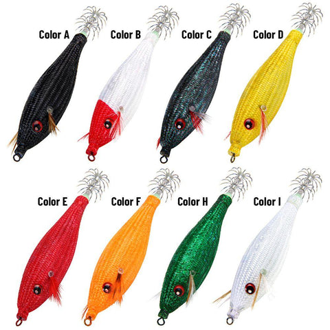 105mm 10g Fishing Lure Artificial Squid Hook Jigs Noctilucent Squid Cuttlefish -OS00522-Veeddydropshipping