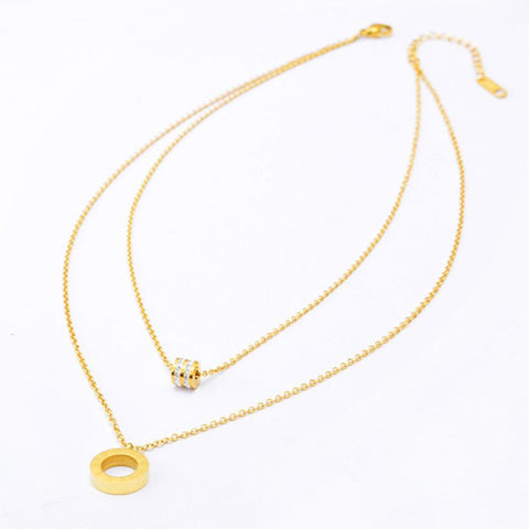 Fashion Jewelry  Zircon  Choker Necklaces Pendants For Women-JW01296-Veeddydropshipping