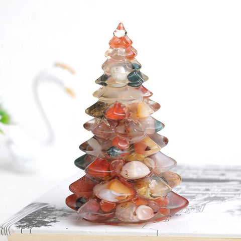 Gemstone Luck Tree Making Mold Crystal Gravel-HA01804-Veeddydropshipping