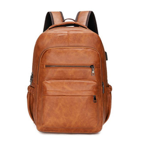 Teenage Backpacks Retro Fashion Schoolbag Man Multifunctional-BS00287-Veeddydropshipping