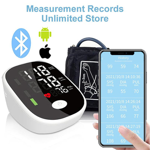 Bluetooth Voice Medical Blood Pressure Monitor Tonometer-BH00782-Veeddydropshipping