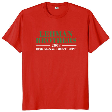 Risk Management Department T-shirt 2022 Fashion Casual Men's-Veeddydropshipping