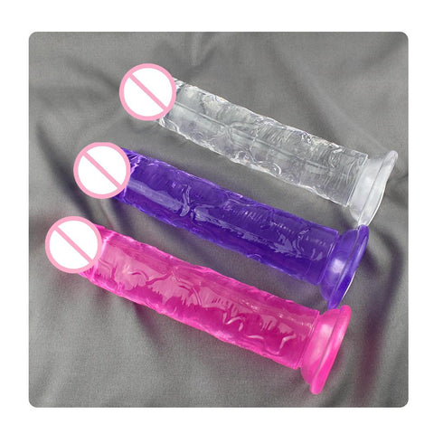 Realistic Dildo With Suction Cup Huge Jelly Dildos Sex Toys for Woman Men Fake -BH01187-Veeddydropshipping