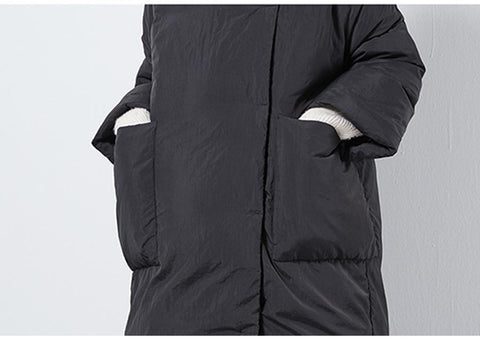 Winter Womens Oversized Hooded Parkas Coats-Veeddydropshipping