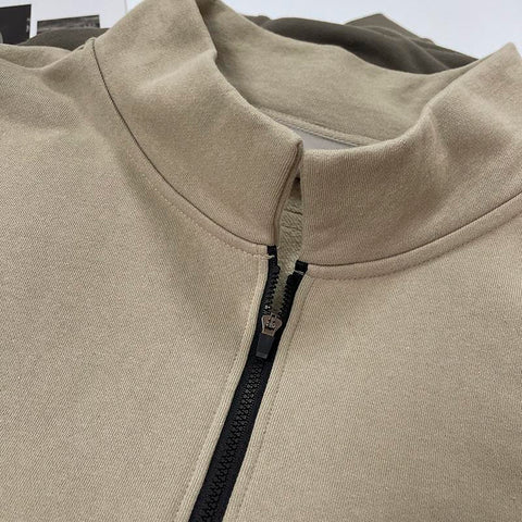 stand collar Sweatshirt Silica gel Print Logo  hoodie Loose-MF01102-Veeddydropshipping