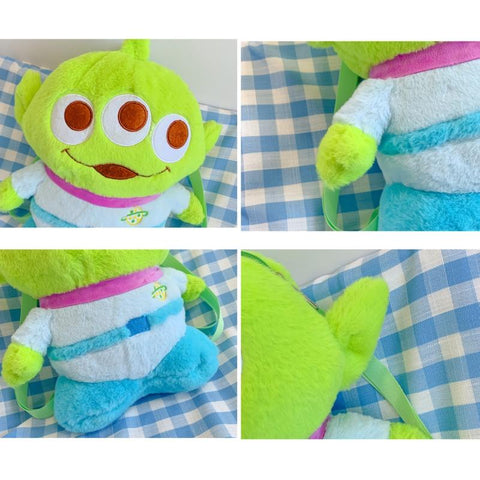 Disney Plush Backpack Toy Story 3 Anime Character Alien-TB00052-Veeddydropshipping