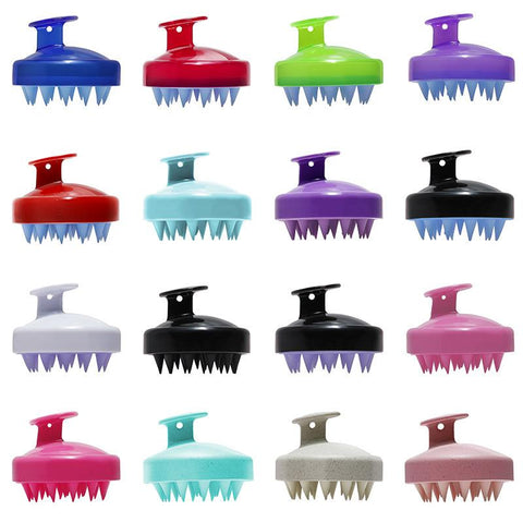 Soft Silicone Shampoo Brush Massage Shampoo Brush-BH01378-Veeddydropshipping