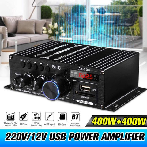 Amplifier Stereo Home Car BASS Audio Music Player-Veeddydropshipping
