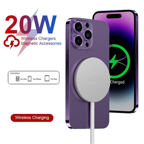 Original Magnetic Wireless Charger For iPhone 14 13 12 11 Pro Max Mini XS Max USB-PA01055-Veeddydropshipping