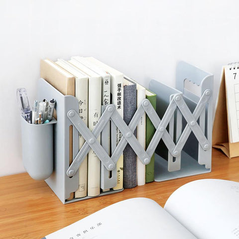 Retractable Book Stand With Pen Holder-HA01598-Veeddydropshipping