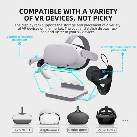 Fast Charging Dock For Oculus Quest 2 VR Headset Controllers Charger Holder-CE01208-Veeddydropshipping