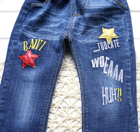 Sale Children Pants Baby Boys Jeans Cute Kids Pants Toddler Boy-TB01267-Veeddydropshipping