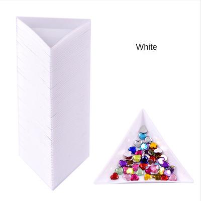 Plastic Triangle Tray Nail Crystal Sorting Storage-HA00819-Veeddydropshipping