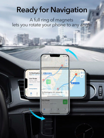 15W Car Magnetic Wireless Charger for iPhone 13 12 14 Pro Max Wireless Charging Car Charger-PA01051-Veeddydropshipping