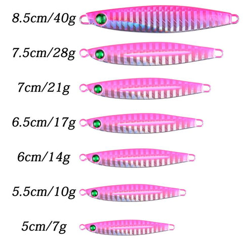 Aorace 1Pcs Metal Cast Jig Spoon 7g-10g-14g-17g-21g-28g-40g-60g Casting Jigging -OS00468-Veeddydropshipping
