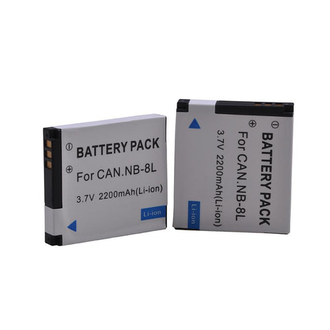 2200mAh NB-8L NB8L 8L Li-ion Battery For Canon PowerShot A3300 A3200 A3100 A3000 -CE00276-Veeddydropshipping