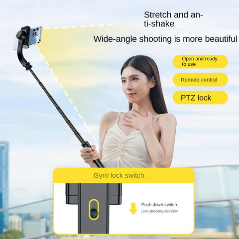 NEW Wireless Selfie Stick Tripod Handheld Gimbal Stabilizer With Bluetooth -CE00383-Veeddydropshipping