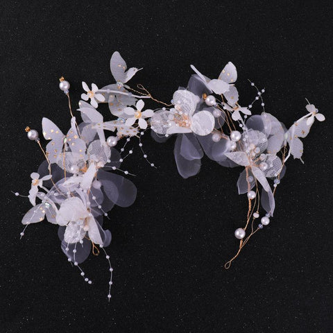 =Wedding Hairband Tiara Fairy Hair Jewelry  Pear -JW00485-Veeddydropshipping