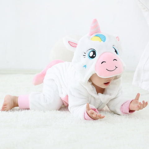 Kids Onesie Pajamas Animal Panda Tiger Unicorn Ropa Bebe Baby Rompers-TB01059-Veeddydropshipping