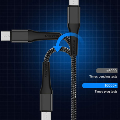 USB Type C Cable Fast Charging Android Phones Data Line Cord Micro USB Cables-PA00404-Veeddydropshipping