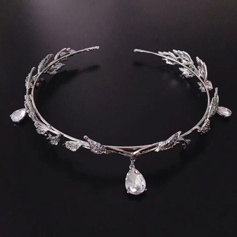 Luxury Rhinestone Tiaras Headbands Jewelry Accessories -JW00512-Veeddydropshipping