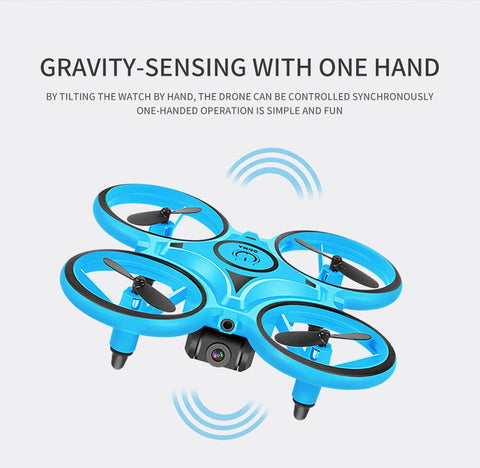 KaKBeir UFO RC Drone Mini Infrared Induction Hand Control Drone Altitude-TB01416-Veeddydropshipping