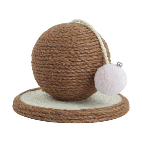 Pet Toy Cat Scratching Board Natural Hemp Rope-HA01436-Veeddydropshipping