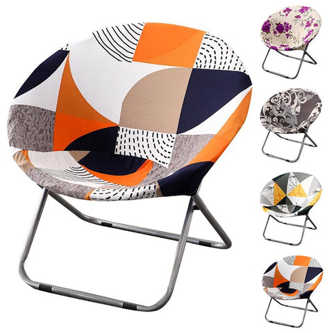 Round Saucer Chair Cover Removes Chair Covers Seat-HA00531-Veeddydropshipping