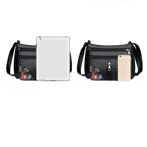 Shoulder Handbags And Purses Flowers Multi-pocket Crossbody-BS00159-Veeddydropshipping