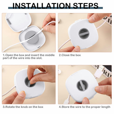 Retractable Cable Management Charging Cord-HA00818-Veeddydropshipping