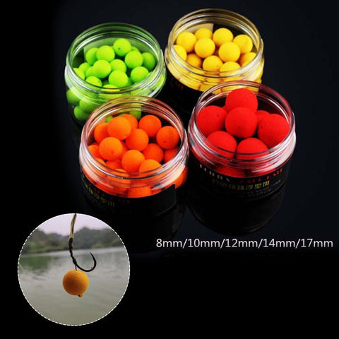 Carp Fishing Lure Pop Ups Boilies Beads Floating EVA Ball Flavor Mainline Baits Lures 8-17mm-OS00462-Veeddydropshipping