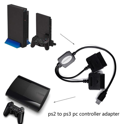 ForPS2/3 Gamepad Durable PC USBPS2 To PS3 PC USB Games Controller -CE01435-Veeddydropshipping