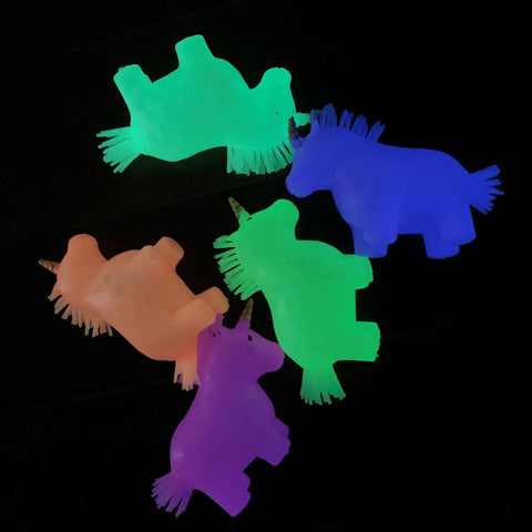 Luminous Unicorn Stress Balls Toy Squeeze Toys Stress Relief Fidget-TB01510-Veeddydropshipping