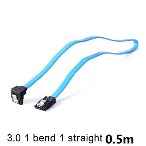 SATA Cable 3.0 To Hard Disk Drive SSD HDD Sata 3 Straight Right-angle Cable -CE00144-Veeddydropshipping