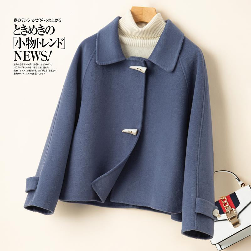 Pure Wool Handmade Double-Sided Cloth Coat-Veeddydropshipping